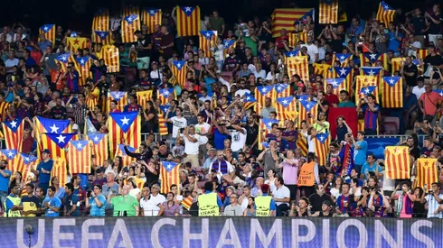 Barca face more UEFA action over Catalan flags