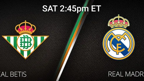 Where to find Real Betis vs. Real Madrid on US TV and streaming