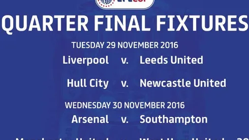 Schedule of League Cup quarterfinals on US TV and streaming