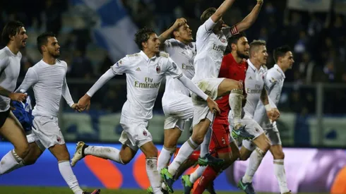 Milan football motors into second