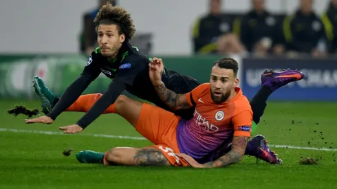 Draw at Borussia Moenchengladbach puts ten-man Manchester City in Champions League last 16