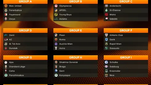 Schedule of Europa League games on US TV: Nov. 2016