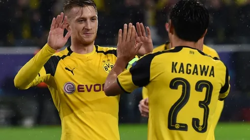 Dortmund comeback king Reus hits hat-trick in Champions League record haul