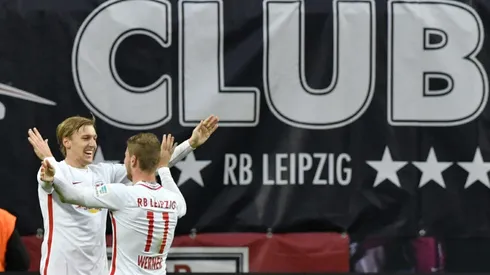 Leipzig equal record to draw level with Bayern