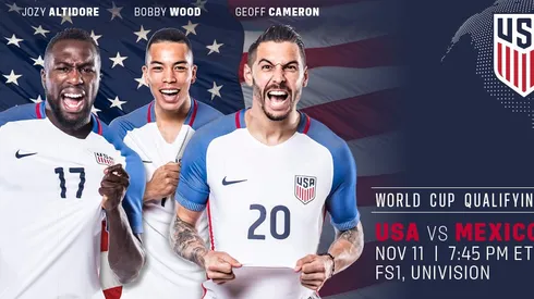TV/streaming details announced for USA vs. Mexico game