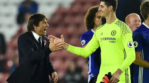 Conte vows to keep Courtois at Stamford Bridge