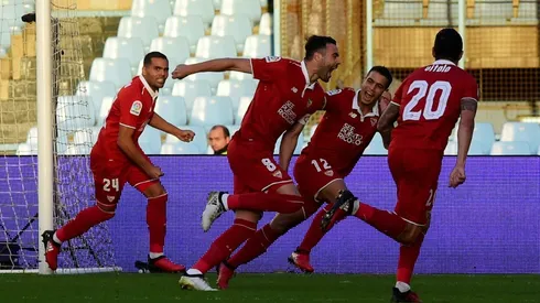 Iborra hat-trick cements Sevilla in third