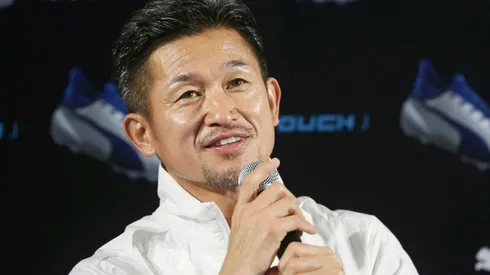 Japan striker Miura signs to play into his 50s