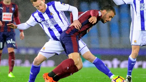 Eibar deny Sociedad at death amid red-card furore