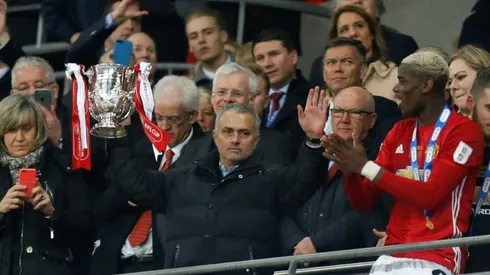 Emotional Mourinho hails United's Wembley glory