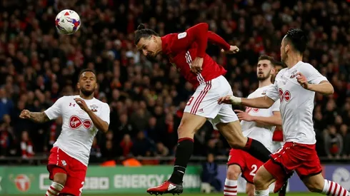 Ibrahimovic double downs Saints in Wembley thriller