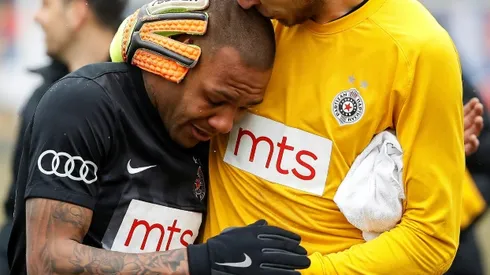 Serb fans racially abuse tearful Brazilian