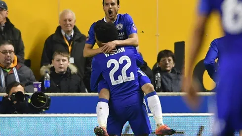 Chelsea's Pedro, Costa muzzle Wolves in FA Cup