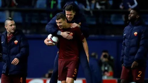 Dzeko forms a timely boost for Serie A title-chasing Roma
