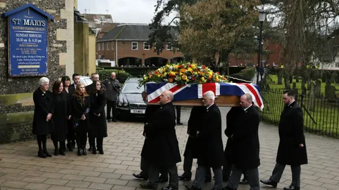 Elton John leads tributes at funeral of Graham Taylor