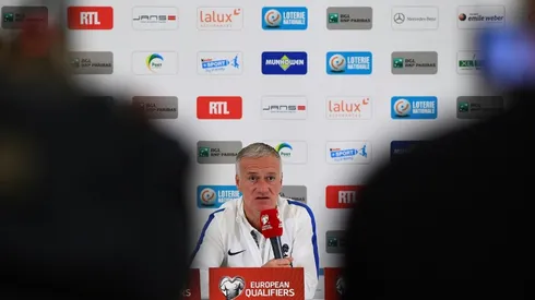 French football boss Deschamps refuses to be drawn on exiled Benzema