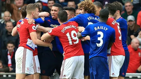 Manchester United accused after tunnel row at Middlesbrough