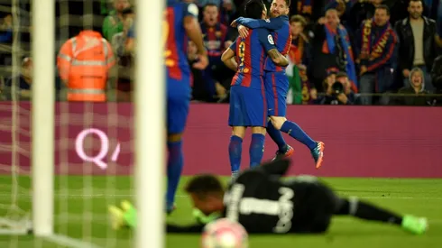 Messi double edges six-goal thriller Barcelona's way