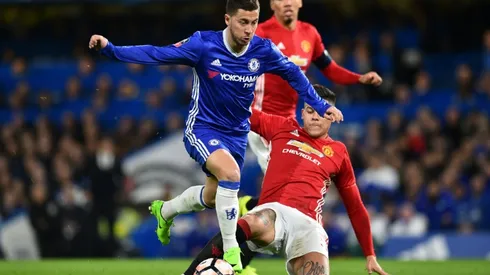 United's Rojo in eye of the storm over Hazard 'stamp'