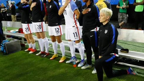 Rapinoe to respect new US anthem rules