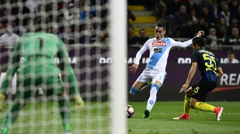 Napoli sight second after Callejon winner at Inter