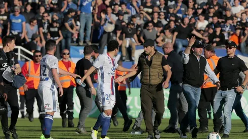 Bastia close stand after attacks on Lyon players