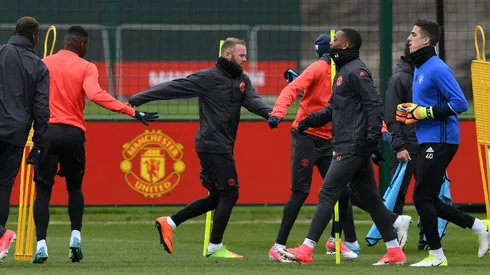 Rooney out of Anderlecht match despite training - Mourinho