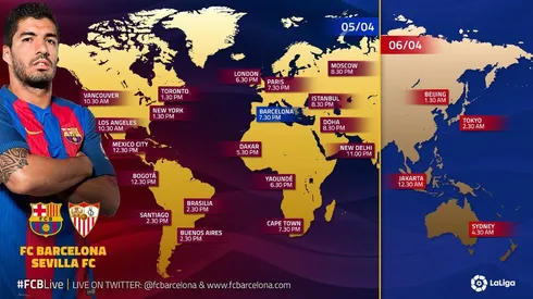 Where to find Barcelona vs. Sevilla on US TV: Apr. 4, 2017