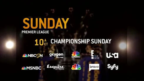 NBC Sports finalizes schedule final day of Premier League season