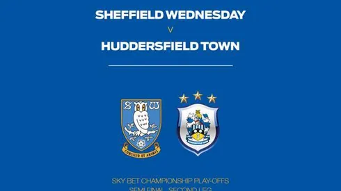Sheff Wed vs. Huddersfield Championship semi-final 2nd leg