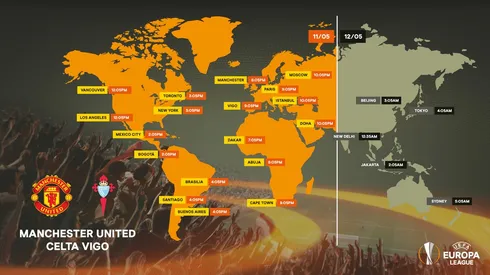 Where to find Man United vs. Celta Europa League semi-final