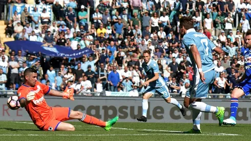 Immobile sparks rout as Lazio pile pressure on Roma