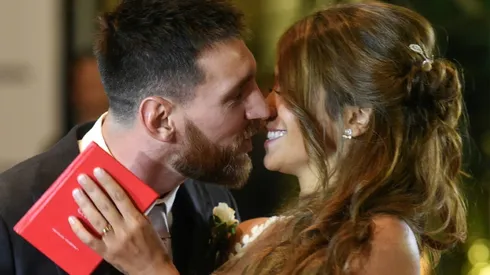 Football star Messi weds childhood sweetheart