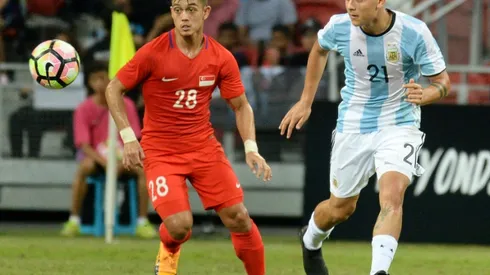 Messi-less Argentina smash six past Singapore