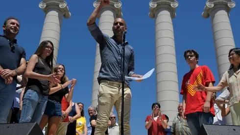 Tens of thousands rally in Barcelona for Catalan independence vote