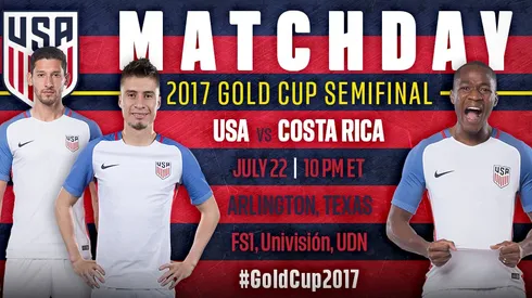 Where to find USA vs. Costa Rica Gold Cup on US TV and streaming