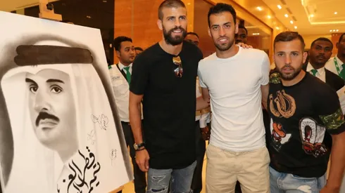 Barcelona's football star Alba steps into Gulf crisis
