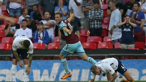 Burnley's Wood prolongs Spurs' Wembley jinx