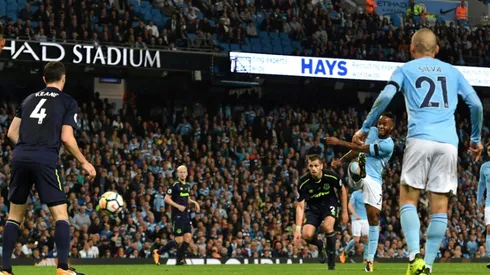 Sterling rescue act spares 10-man Manchester City