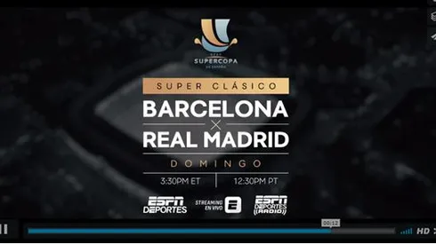 Where to find Real Madrid vs. Barcelona Supercopa on US TV and streaming