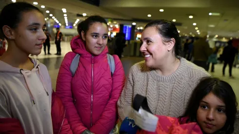 Argentine family home after soccer boss ends Qatar saga