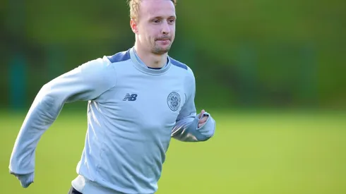 Griffiths at the double as Celtic rout Hearts