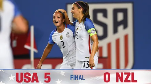 Football: Women's football friendly result - USA 5 New Zealand 0