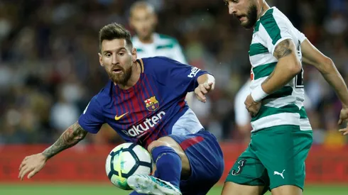 Messi hits four as Barca maintain perfect start