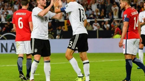 Germany thrash Norway, England survive Slovakia scare in World Cup qualifying