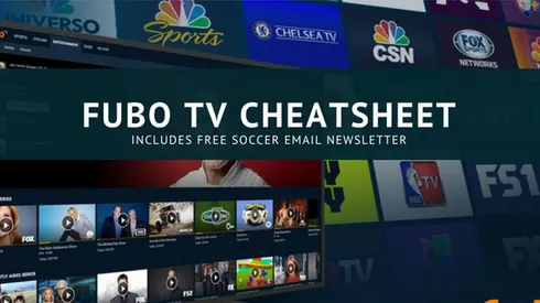 Get your free fuboTV cheatsheet for cord cutters and soccer fans