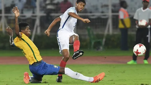Brewster blasts Brazil to send England to Under-17 final
