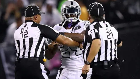 Lynch suspended one game for shoving official