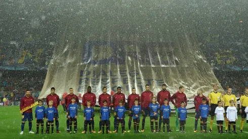 Downpour drowns out Barcelona's plea for dialogue