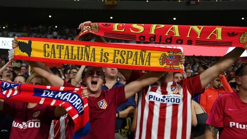 Barca met with wash of Spanish flags in Madrid